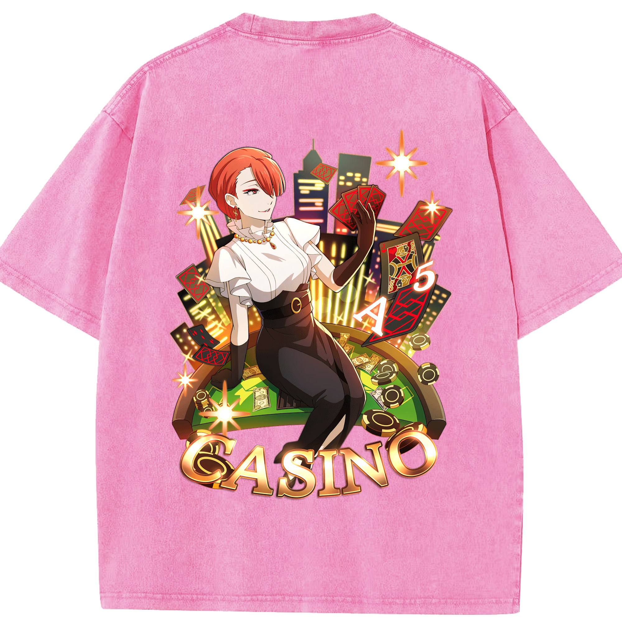 （画像用） 文豪ストレイドッグス Bungo Stray Dogs 綿100% ヴィンテージ風 半袖Tシャツ（背面プリント）